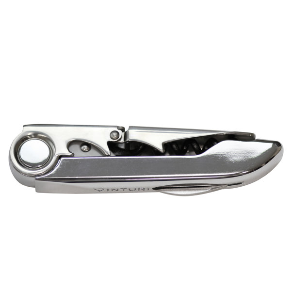 Vinturi Waiter's Corkscrew with Integrated Foil Cutter Wayfair